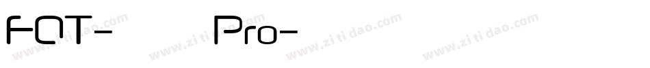 FOT-ロダンわんぱく Pro字体转换